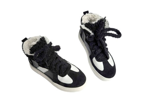 Черевики хайтопи чорно білі Jordan Фото 2