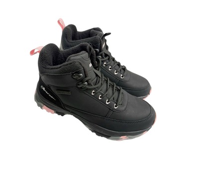 Черевики чорні з рожевими вставками мембрана American Club