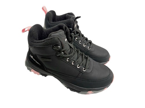 Черевики чорні з рожевими вставками мембрана American Club Фото 1