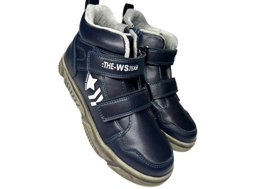 Черевики демісезонні флісові темно-сині Weestep Фото 1