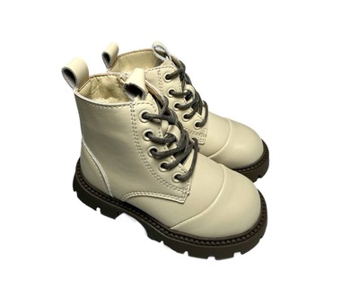 Черевики молочні на хутрі Clibee