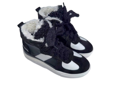 Черевики хайтопи чорно білі Jordan Фото 1