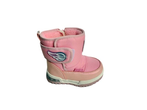 Дутики рожеві з перламутром нат хутро Tom M Фото 2