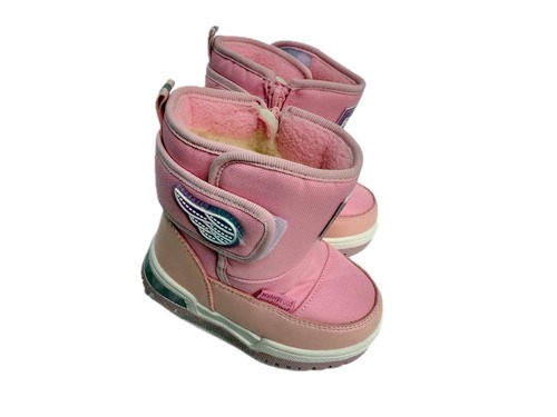 Дутики рожеві з перламутром нат хутро Tom M Фото 1