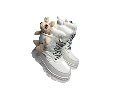 Дутики біленькі з мішкою Tom M