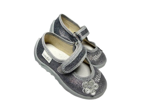 Капчики сріблясті квіточка Waldі Фото 1