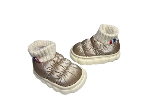 Капчики дуті бронзові на хутрі Sanlin Фото 3