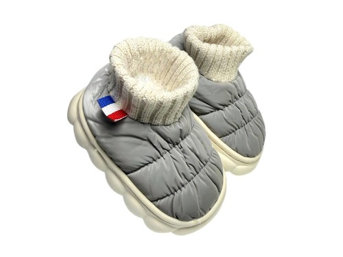 Капчики дуті сіренькі на хутрі Sanlin Фото 1