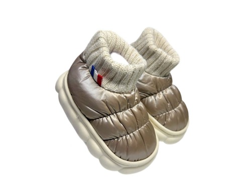 Капчики дуті бронзові на хутрі Sanlin Фото 1