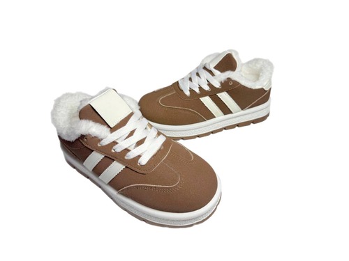 Кросівки на хутрі шоколадні Navigator Фото 3