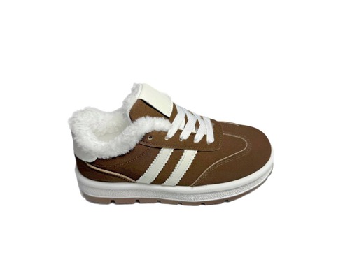 Кросівки на хутрі шоколадні Navigator Фото 2