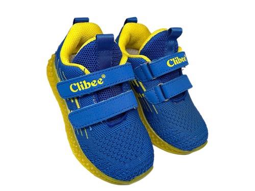 Кросівки сині з жовтим Clibee Фото 1