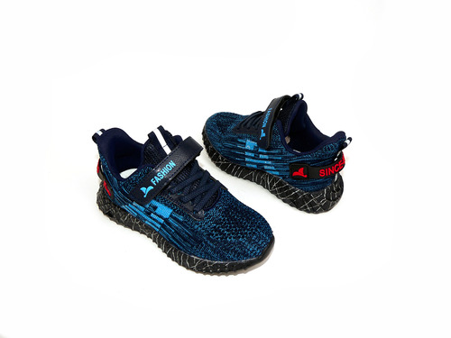Кросівки Lilin shoes сині сітка Фото 3