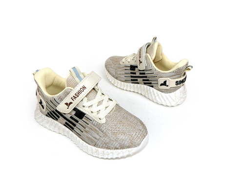 Кросівки Lilin shoes молочні сітка Фото 2