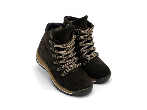 Ботинки Sandalik для мальчиков коричневого цвета. Фото 1