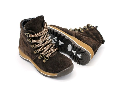 Ботинки Sandalik для мальчиков коричневого цвета. Фото 3