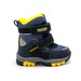 Термо ботинки Сказка для мальчиков синие с желтыми вставками.