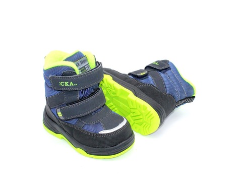Термо ботинки Сказка для мальчиков синего цвета Фото 3