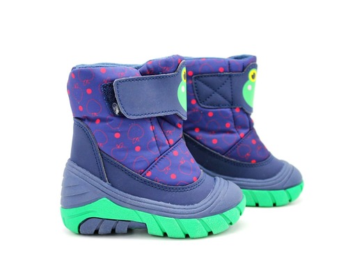 Термо ботинки BI&KI сине-зелёные Фото 3
