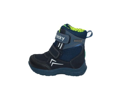 Мембранные ботинки Krokky для мальчиков синего цвета. Фото 3