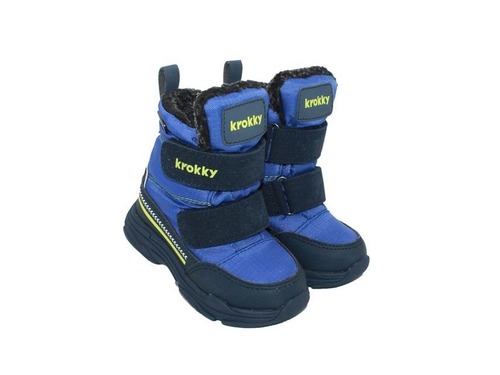 Мембранные ботинки Krokky для мальчиков синего цвета Фото 1