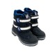 Термо ботинки Сказка для девочек синего цвета с блестящими вставками.