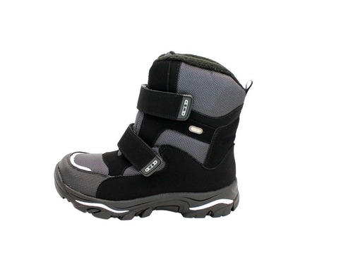 Термо ботинки Weestep для мальчиков черно-серого цвета. Фото 3