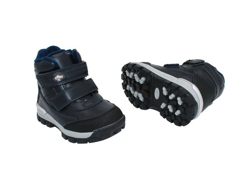 Ботинки Weestep для мальчиков тёмно-синие с антивандальным носком. Фото 2
