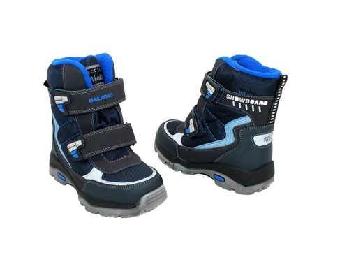 Термо ботинок Weestep для мальчиков тёмно-синего цвета Фото 2