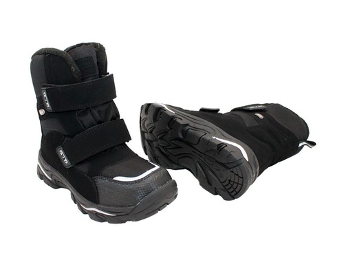Термо ботинки Weestep для мальчиков чёрного цвета. Фото 2