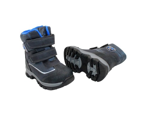 Термо ботинки C.Луч для мальчиков темно-синего цвета. Фото 2