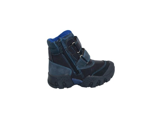 Термо ботинки Солнце для мальчиков тёмно-синего цвета. Фото 4