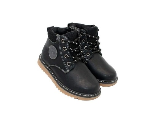 Ботинки Top Shoes для мальчиков чёрные Фото 1