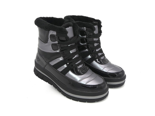 Термо ботинки Weestep черно-серые Фото 1