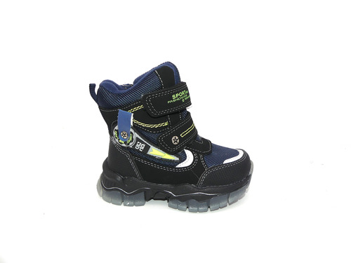 Термо-ботинок BBT сине-черные с зеленым Фото 2