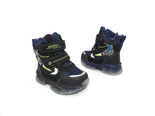 Термо-ботинок BBT сине-черные с зеленым Фото 5