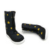 Дуті чобітки Lilin shoes чорні з зірочками