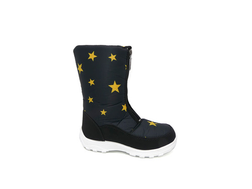 Дуті чобітки Lilin shoes чорні з зірочками Фото 4