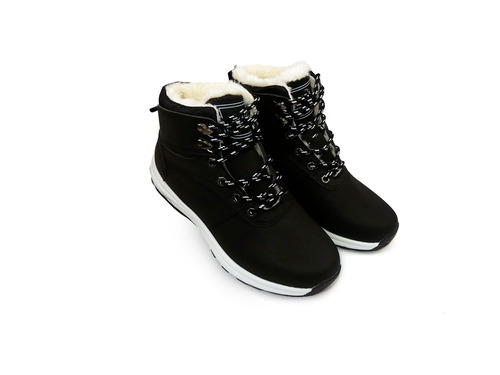 Черевики Swin Shoes чорні з хутром Фото 1