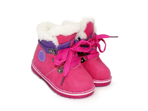 Ботинки Coe для девочек розовые. Фото 1