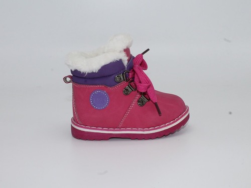 Ботинки Coe для девочек розовые. Фото 2